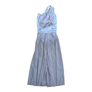 One Shoulder Kids Costume in Blush Pink